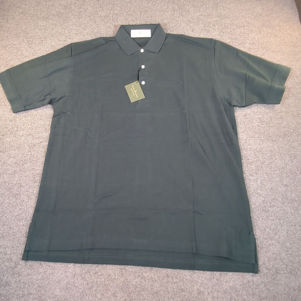 Fairway & Greene Mens Bottle Green Short Sleeve Golf Polo Shirt 83112 NWT L